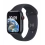 Apple Watch SE GPS + Cellular 44mm Midnight aluminium behuizing met Midnight sportband - Regular 2e gen