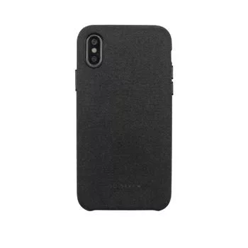 SoSeven Apple iPhone X/XS Premium Gentleman Case Fabric zwart