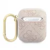 Guess Apple AirPods 1/2-hoesje 4G Script Metal Collection roze
