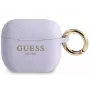 Guess Apple AirPods 3-hoesje siliconen glitter paars