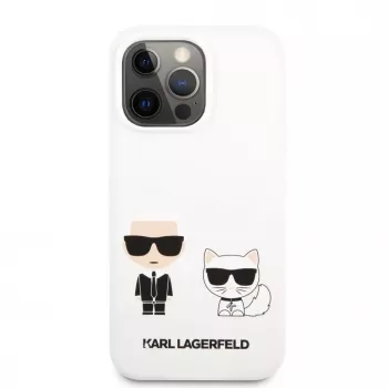 Karl Lagerfeld Apple iPhone 13 Pro Choupette Liquid Silicone Case wit