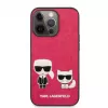 Karl Lagerfeld Apple iPhone 13 Pro Choupette PU-leer Case fuchsia