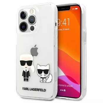 Karl Lagerfeld iPhone 13 Pro Choupette Case transparant
