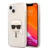 Karl Lagerfeld Apple iPhone 13 TPU Full Glitter Head Case goud
