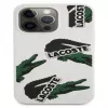Lacoste Apple iPhone 13 Pro Liquid Silicone Allover Pattern Case wit