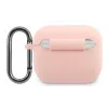 Lacoste Apple AirPods 3 Liquid Silicone Glossy Printing Logo Case roze