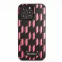 Karl Lagerfeld Apple iPhone 13 Pro Monogram Plaque hoesje zwart roze