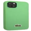 Lacoste Apple iPhone 14 Iconic Petit Pique Logo groene achterkant hoesje