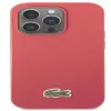 Lacoste Apple iPhone 14 Pro Iconic Petit Pique Logo Case rood