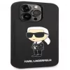 Karl Lagerfeld Apple iPhone 14 Pro Max Liquid Silicone Ikonik NFT hoesje zwart