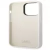 Karl Lagerfeld Apple iPhone 14 Pro Liquid Silicone Ikonik NFT hoesje wit