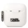 Karl Lagerfeld AirPods 1/2 Choupette Siliconen hoesje wit