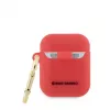 Hello Kitty hoesje voor Apple AirPods 1/2 siliconen 3D Kitty Head rood