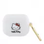 Hello Kitty Apple AirPods Pro hoesje siliconen 3D Kitty Head wit