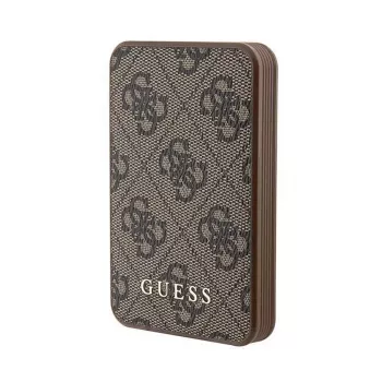 Guess Powerbank MagSafe 5000mAh 4G PU bruin