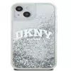 DKNY Apple iPhone 15 Hardcase Liquid Glitter Big Logo zwart
