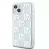 DKNY Apple iPhone 15 Hardcase Liquid Glitter Multilogo wit