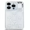DKNY Apple iPhone 15 Pro 6.1 Hardcase Liquid Glitter Multilogo wit