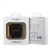 Guess Apple AirPods 1/2 PU Grained Classic Logo case zwart
