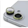 Guess Apple iPhone 16/16 Plus Fixed Glitter beschermlens goud