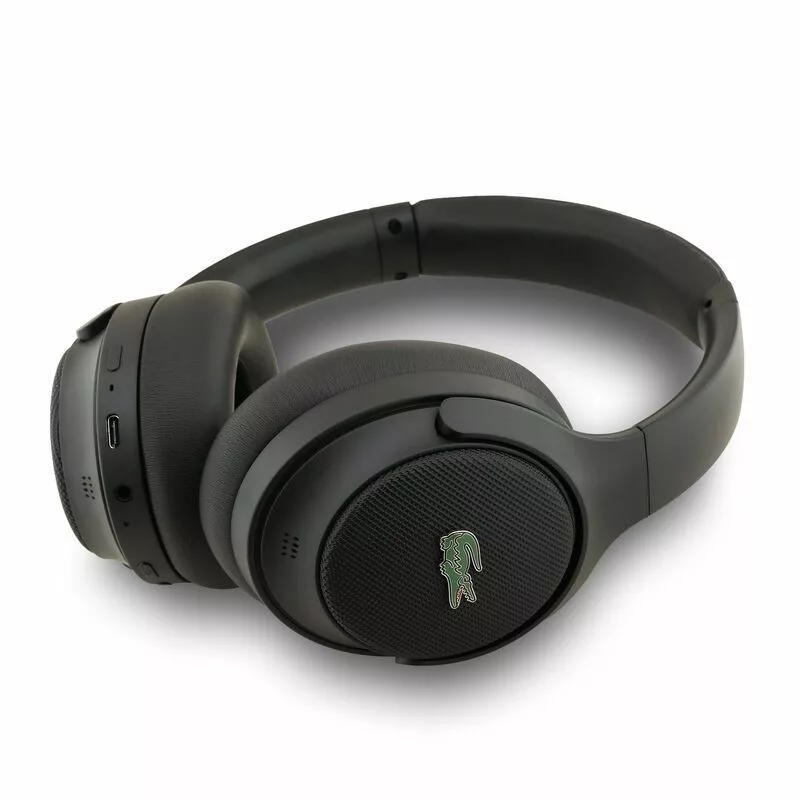 Lacoste Petit Pique ANC/ENC draadloze hoofdtelefoon zwart