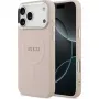 Guess Apple iPhone 17 Pro Max siliconen hoesje met MagSafe Classic Logo roze