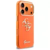 Guess IML 4G Script Metal Hoesje voor iPhone 17 Pro, oranje