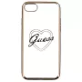 Guess Apple iPhone 7/8 Apple Heart TPU-hoesje goud