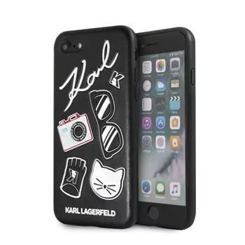 Karl Lagerfeld Apple iPhone 7/8/SE2020 Pins hardcase zwart