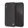 BMW Apple iPhone XR Signature hardcase echt carbon zwart