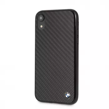 BMW Apple iPhone XR Signature hardcase echt carbon zwart