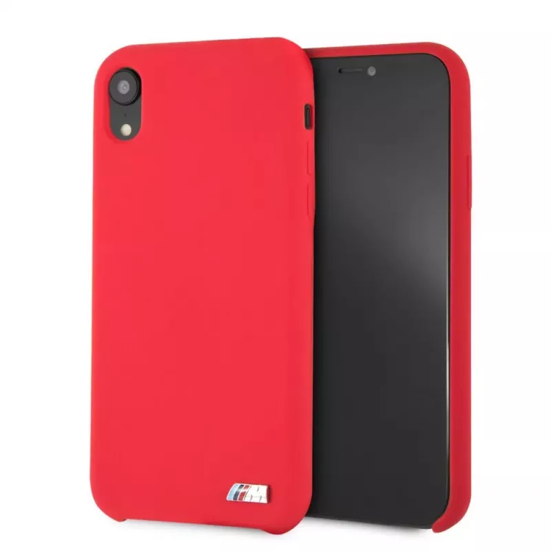 BMW Apple iPhone XR hardcase siliconen rood
