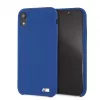 BMW Apple iPhone XR hardcase siliconen navy