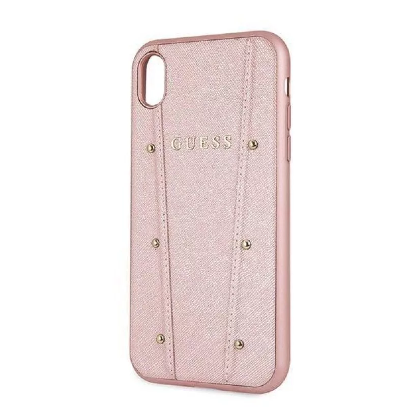 Guess Kaia hardcase voor iPhone XR - roségoud