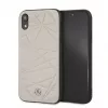 Mercedes-Benz Apple iPhone XR Twister echt leren hardcase grijs