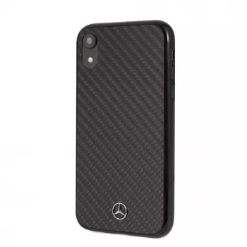 Mercedes-Benz Apple iPhone XR hardcase echt carbonvezel zwart