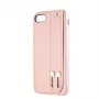 Guess iPhone 7/8/SE 2020 Saffiano Strap hoesje roze