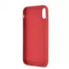 Guess Apple iPhone XR Debossed PU Leather hardcase pioenrood