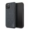 Mercedes-Benz Apple iPhone 11 Pro Quilted echt leren hoesje blauw