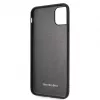 Mercedes-Benz Apple iPhone 11 Pro Max Quilted echt leren back cover blauw