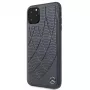 Mercedes-Benz Apple iPhone 11 Pro Max Quilted echt leren back cover blauw