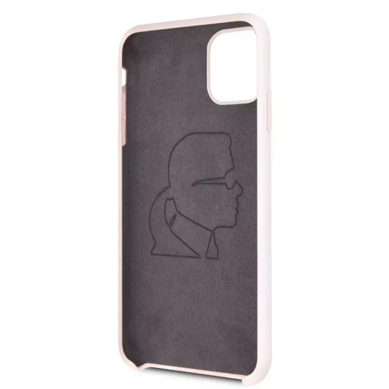 Karl Lagerfeld Apple iPhone 11 Pro Max siliconen fullbody Ikonic roze