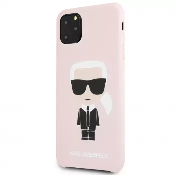 Karl Lagerfeld Apple iPhone 11 Pro Max siliconen fullbody Ikonic roze