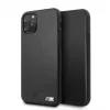BMW Apple iPhone 11 Pro Hardcase glad PU-leer zwart