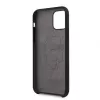 Karl Lagerfeld Apple iPhone 11 Pro Silicone Ikonik White Outline zwarte achterkant hoesje
