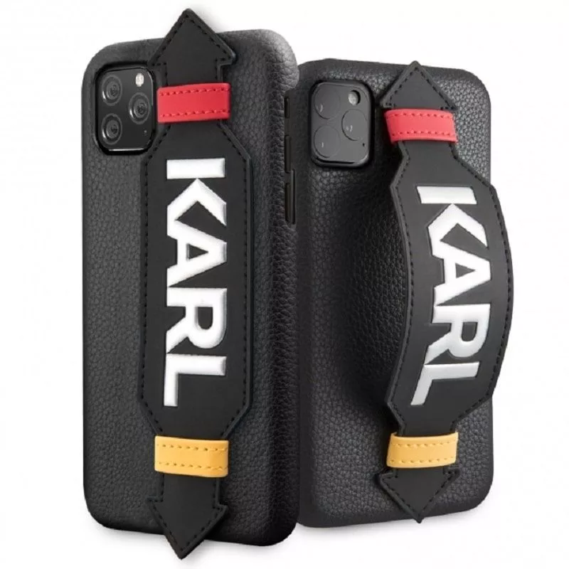 Karl Lagerfeld Apple iPhone 11 Pro Strap-hoesje zwart