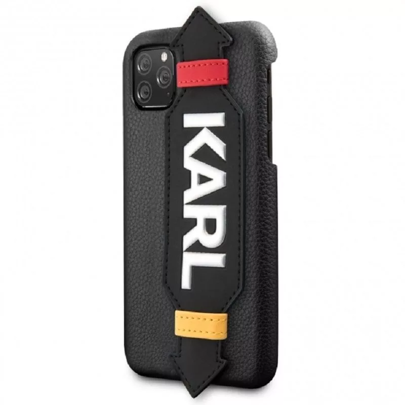Karl Lagerfeld Apple iPhone 11 Pro Strap-hoesje zwart