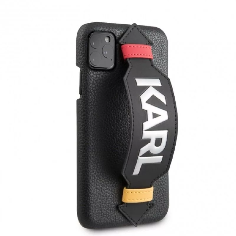 Karl Lagerfeld Apple iPhone 11 Pro Strap-hoesje zwart