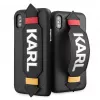 Karl Lagerfeld Apple iPhone X/XS PU-hoesje met strap zwart