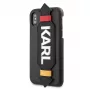 Karl Lagerfeld Apple iPhone X/XS PU-hoesje met strap zwart